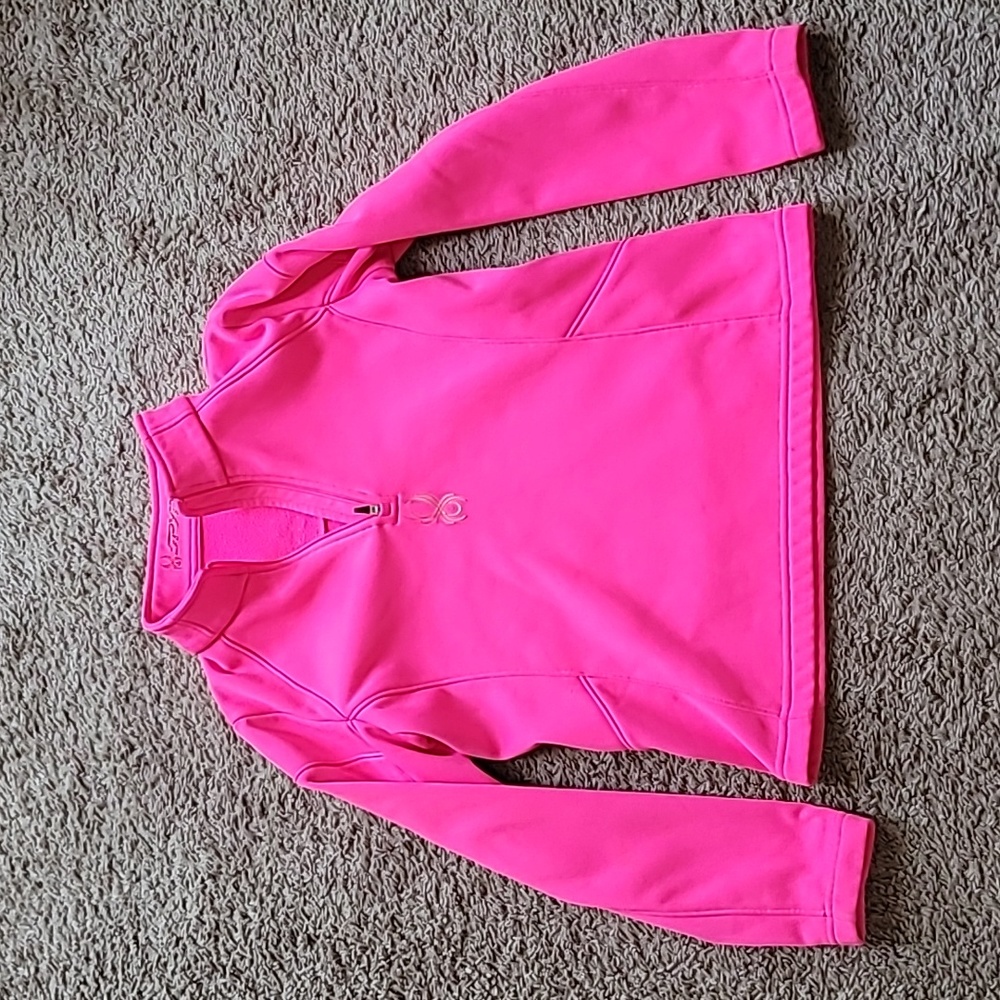 Spyder pink girls jacket zip up top